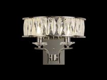IL31822  Vivienne Crystal Wall Lamp 2 Light Polished Nickel